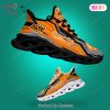 Oklahoma State Cowboys NCAA Black Mix Orange Custom Name Max Soul Shoes