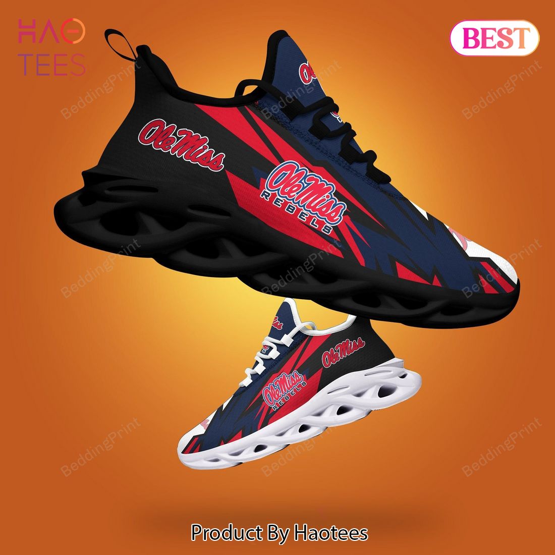 Ole Miss Rebels NCAA Blue Mix Red Max Soul Shoes Ole Miss Rebels NCAA Blue Mix Red Max Soul Shoes