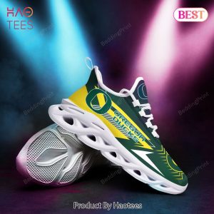 Oregon Ducks NCAA Hot Trend Gold Mix Green Max Soul Shoes