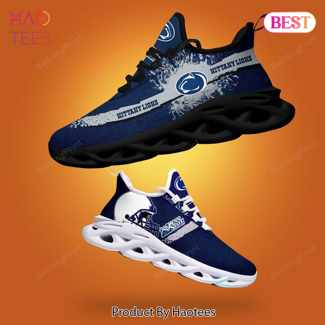 Penn State Nittany Lions NCAA Blue Black White Max Soul Shoes