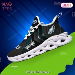 Philadelphia Eagles NFL Black Blue Max Soul Shoes