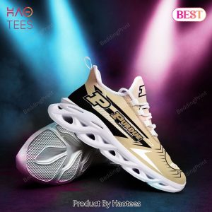 Purdue Boilermakers NCAA Hot Trend Brown Mix Black Max Soul Shoes