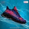 SMU Mustangs NCAA Blue Red Black Max Soul Shoes