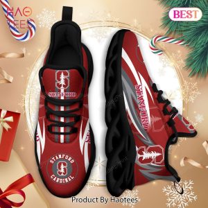 Stanford Cardinal NCAA Grey Mix Red Max Soul Shoes