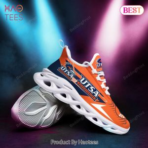 UTSA Roadrunners NCAA Orange Mix Blue Max Soul Shoes
