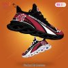 Washington State Cougars NCAA Grey Mix Red Max Soul Shoes