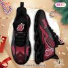 Washington State Cougars NCAA Grey Mix Red Max Soul Shoes