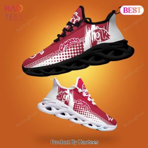Washington State Cougars NCAA White Mix Red Max Soul Shoes