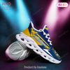 West Virginia Mountaineers NCAA Gold Black Blue Max Soul Shoes