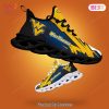 West Virginia Mountaineers NCAA Gold Black Blue Max Soul Shoes