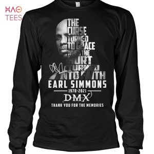 DMX Earl Simmons 1970 2021 Thank You For The Memories Shirt