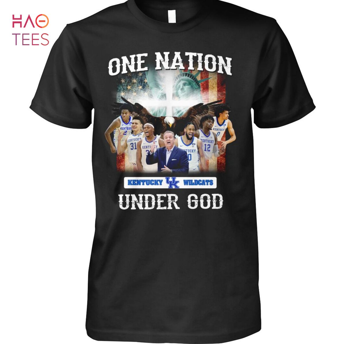 One Nation Kentucky UK Wildcats Under God Shirt Unisex Shirt