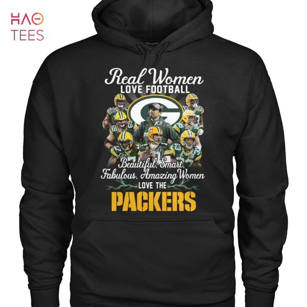 Real Women Love Football Beautiful Smart Fabulous Amazing Women Love The Packers Shirt