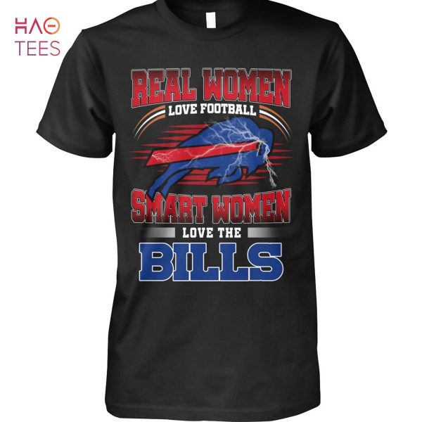 Real Women Love Football Smart Women Love The Bills Shirt