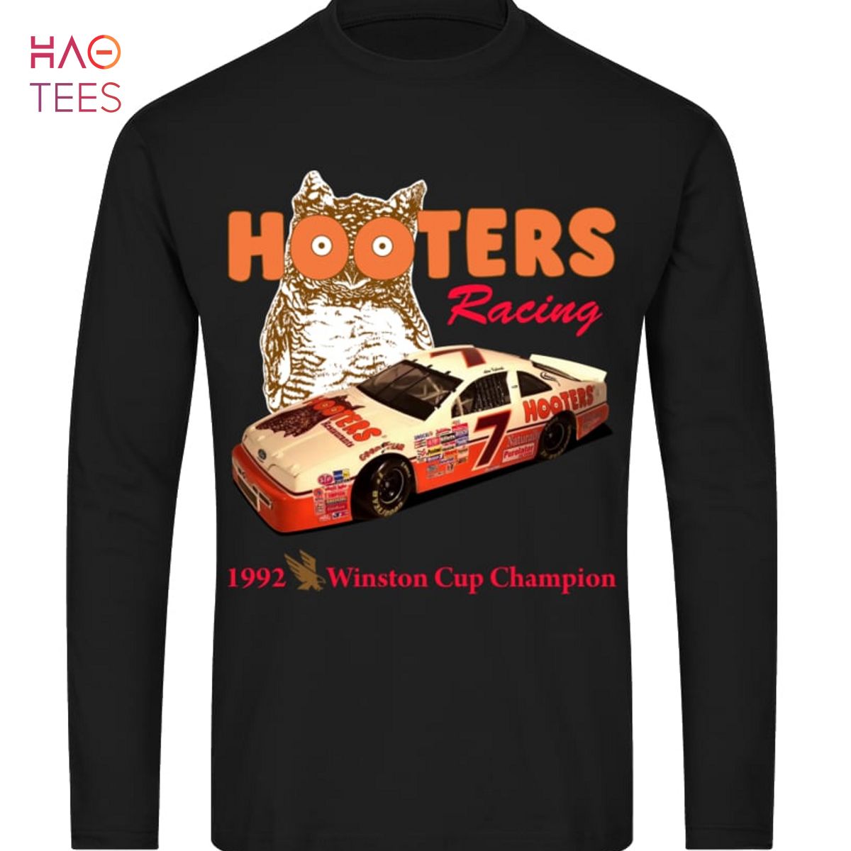 Hooters Racing 1992 Winston Cup Champion Shirt