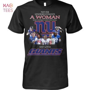 Never Underestimate Who Understands Football And Loves NY Giants Shirt