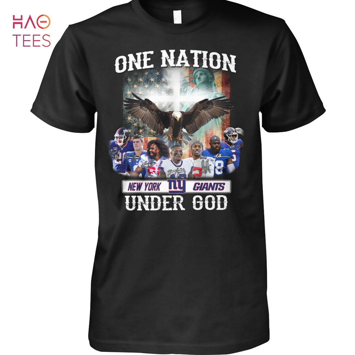 One Nation New York Giants NY Under God Shirt One Nation New York Giants NY Under God Shirt