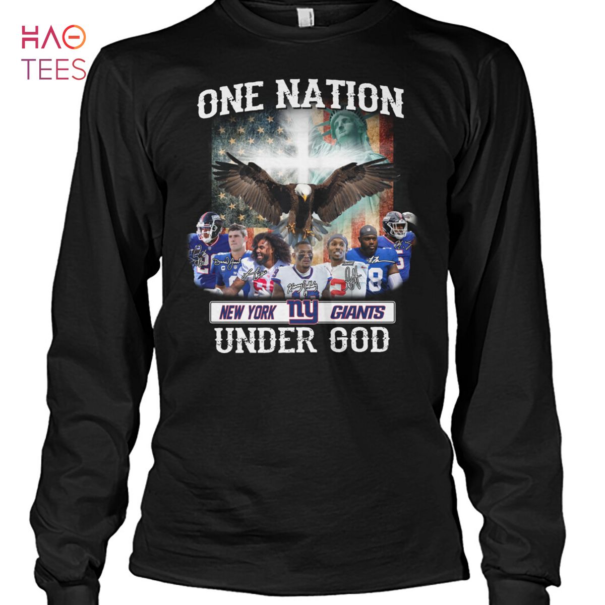 One Nation New York Giants NY Under God Shirt One Nation New York Giants NY Under God Shirt