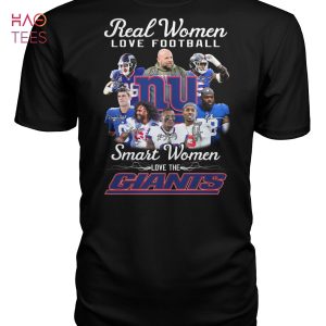 Real Women Love Football Smart Women Love The NY Giants Shirt