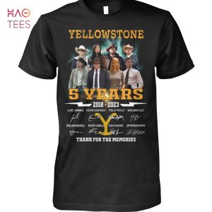 Yellowstone 5 Years 2018 2023 Thank For The Memories Shirt