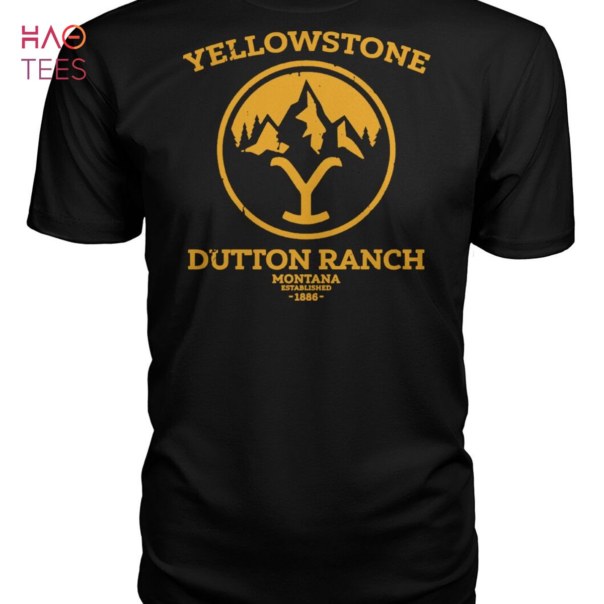 Sweatshirt Yellowstone Dutton Ranch 1886 - Officiel, Montana, Style Ranch - Coupe Classique