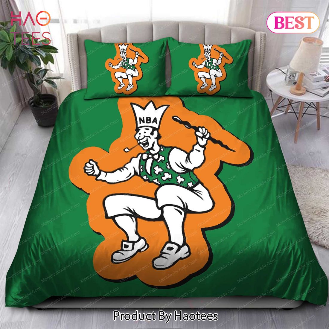 Buy 1960-1968 Logo Boston Celtics NBA 120 Bedding Sets Bed Sets, Bedroom Sets, Comforter Sets, Duvet Cover, Bedspread
