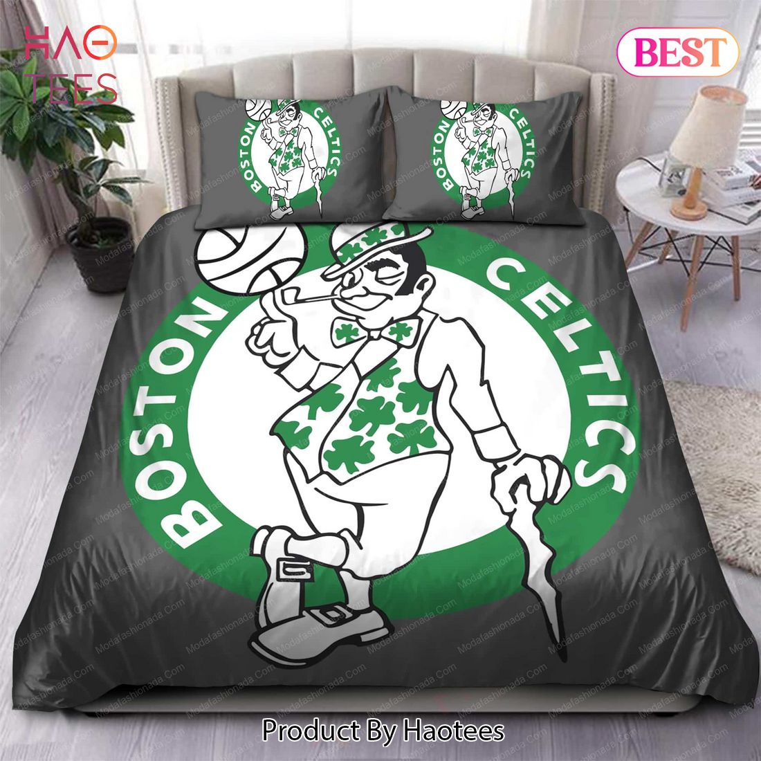 NBA Officially Licenced Boston Celtics Sheet Set - On Sale - Bed