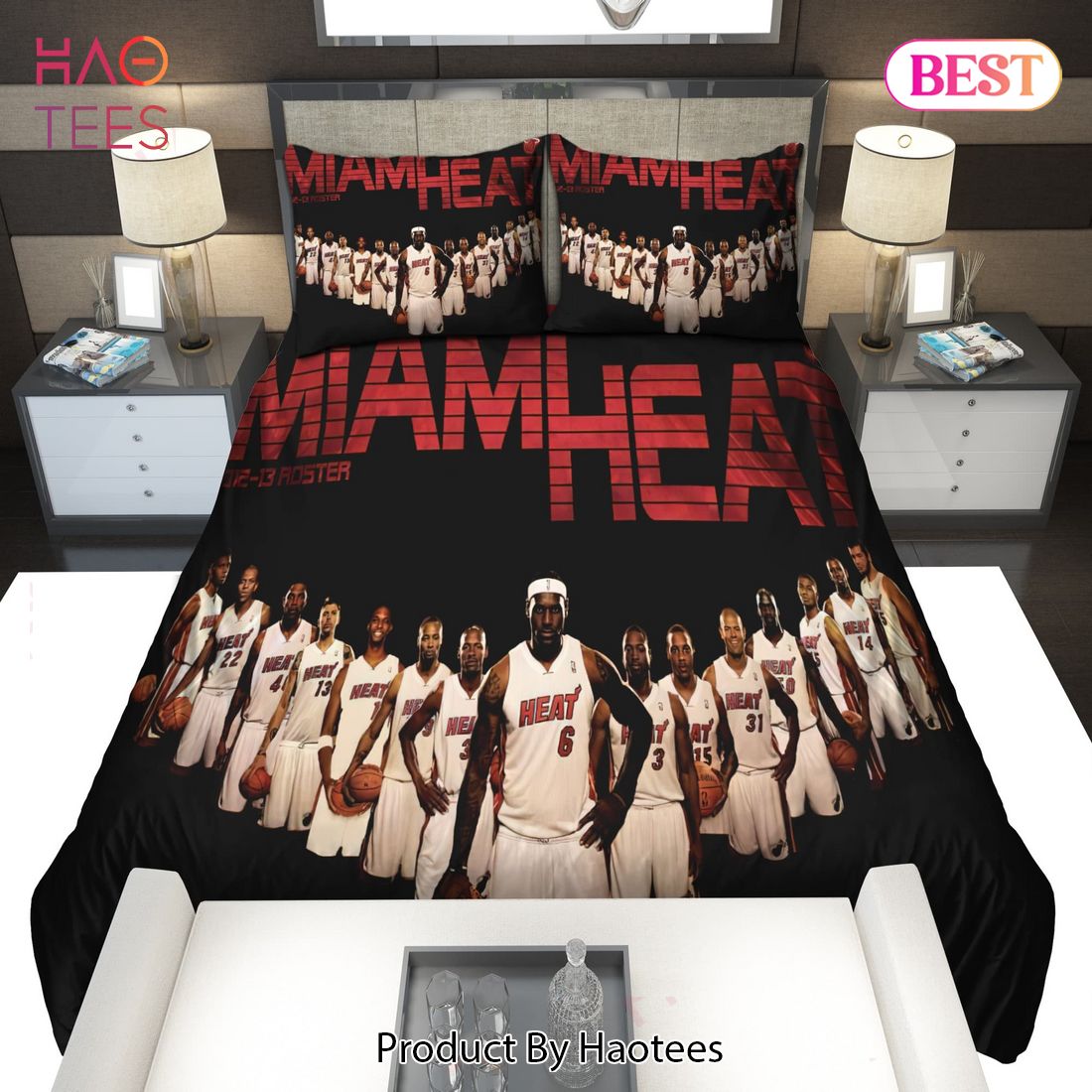 Buy 2012 - 2013 Roster Miami Heat NBA 32 Bedding Sets Bed Sets, Bedroom Sets, Comforter Sets, Duvet Cover, Bedspread Buy 2012 - 2013 Roster Miami Heat NBA 32 Bedding Sets Bed Sets, Bedroom Sets, Comforter Sets, Duvet Cover, Bedspread