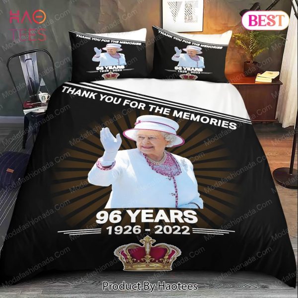 Buy 96 Years Queen Elizabeth II Thank You For The Memories Bedding Sets Bed Sets, Bedroom Sets, Comforter Sets, Duvet Cover, Bedspread