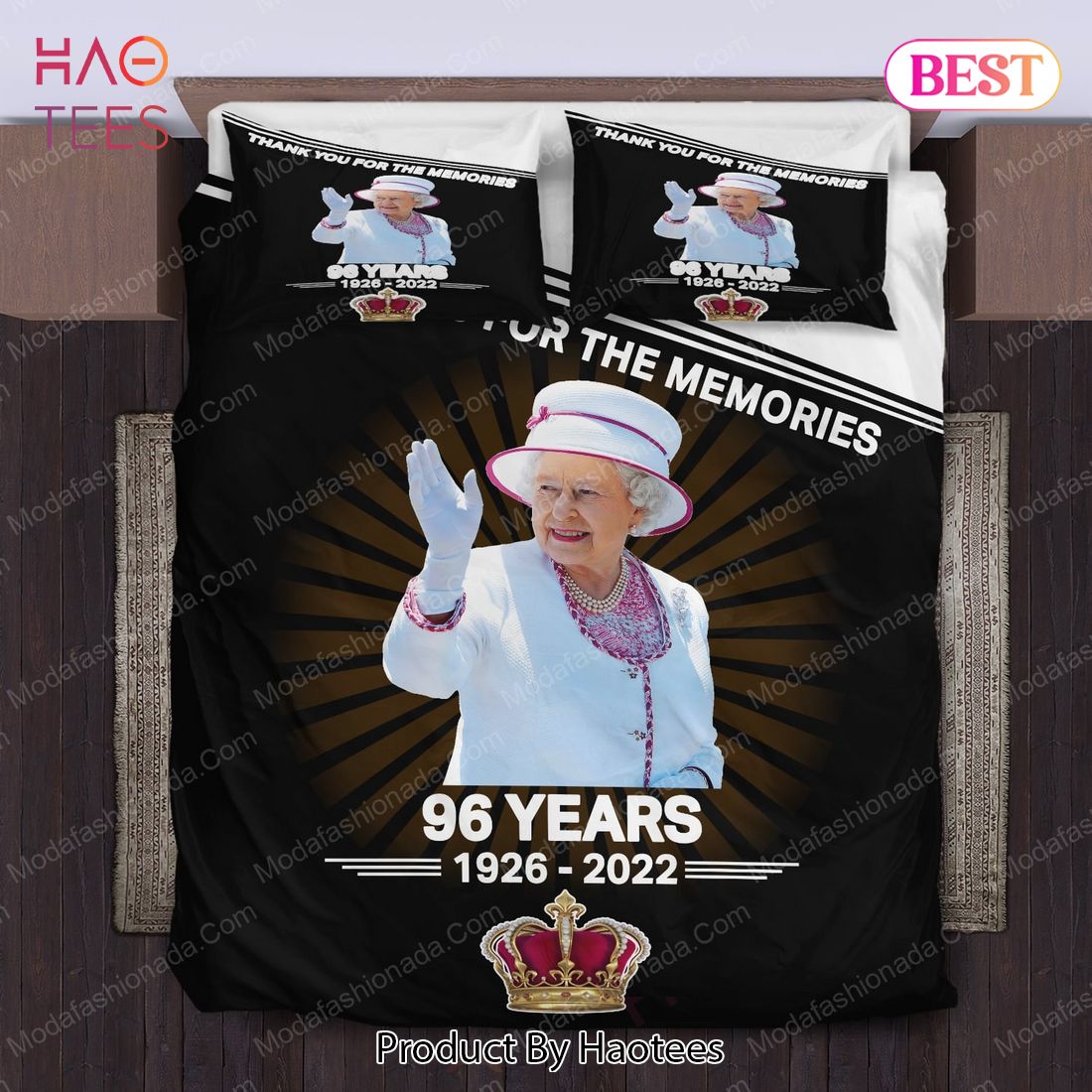 Buy 96 Years Queen Elizabeth II Thank You For The Memories Bedding Sets Bed Sets, Bedroom Sets, Comforter Sets, Duvet Cover, Bedspread