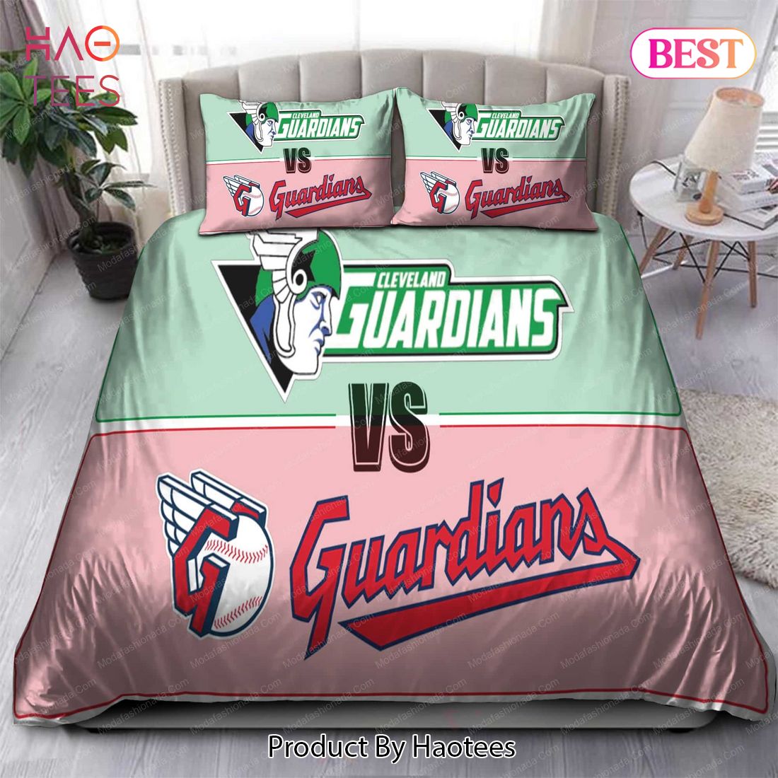 Buy Art Logo Cleveland Guardians MLB 88 Bedding Sets Bed Sets, Bedroom Sets, Comforter Sets, Duvet Cover, Bedspread