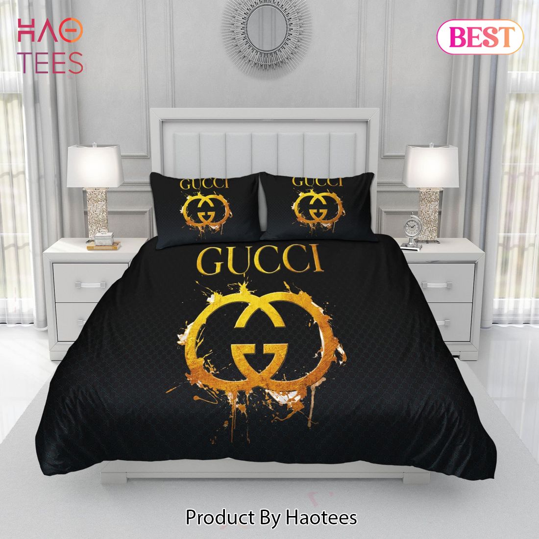 Buy Art Logo Gucci Bedding Sets Bed Sets, Bedroom Sets, Comforter Sets,  Duvet Cover, Bedspread