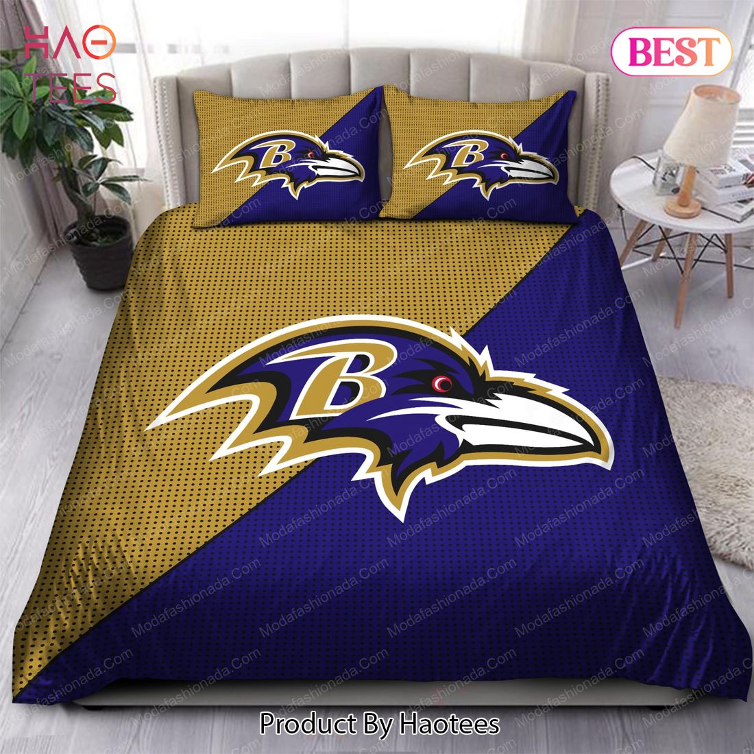 Buy Baltimore Ravens Logo Bedding Sets Bed Sets, Bedroom Sets, Comforter Sets, Duvet Cover, Bedspread