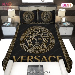 Buy Black And Gold Versace Brands 1 Bedding Set Bed Sets, Bedroom Sets, Comforter Sets, Duvet Cover, Bedspread