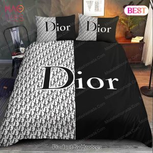 Buy Black And White Dior Bedding Sets Bed Sets, Bedroom Sets, Comforter Sets, Duvet Cover, Bedspread