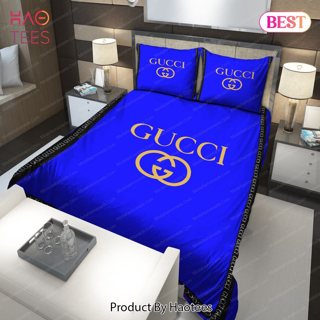 Buy Blue Gucci Bedding Sets Bed Sets, Bedroom Sets, Comforter Sets, Duvet Cover, Bedspread Luxury Store