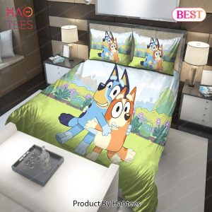 Buy Bluey Cartoon Bluey And Bingo Bedding Sets Bed Sets, Bedroom Sets, Comforter Sets, Duvet Cover, Bedspread