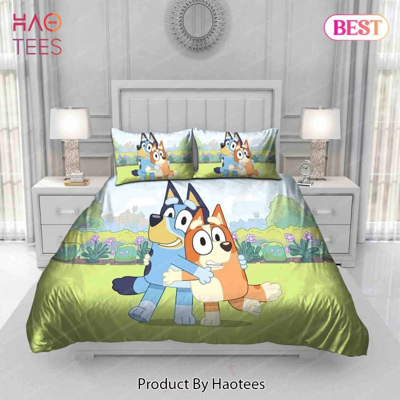 Buy Bluey Cartoon Bluey And Bingo Bedding Sets Bed Sets, Bedroom Sets