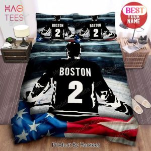 Buy Boston Hockey Flag American Personalized Custom Name & Number Sport 22 Bedding Set Bed Sets, Bedroom Sets, Comforter Sets, Duvet Cover, Bedspread