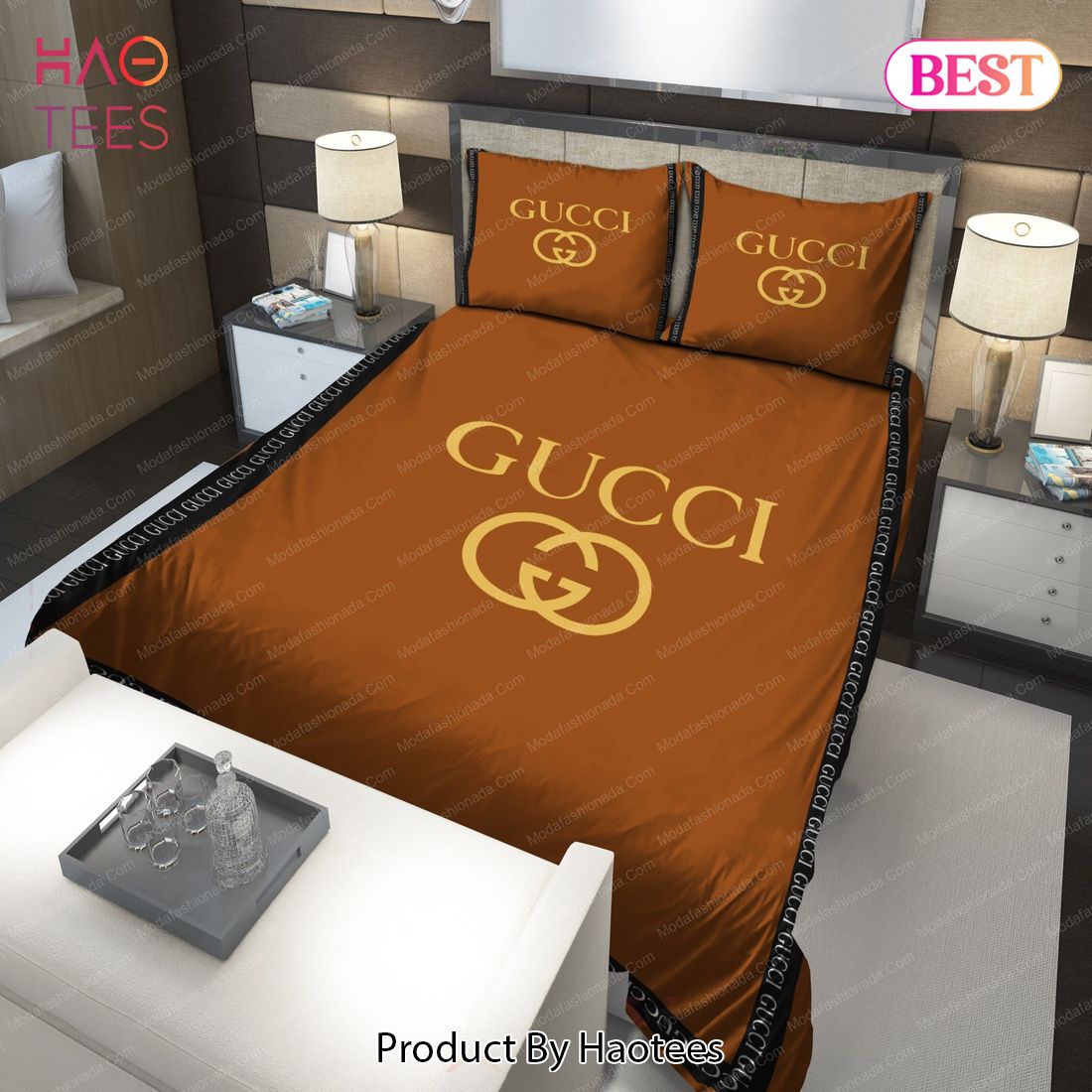 Buy Brown Gucci Bedding Sets Bed Sets, Bedroom Sets, Comforter Sets, Duvet Cover, Bedspread Luxury Store