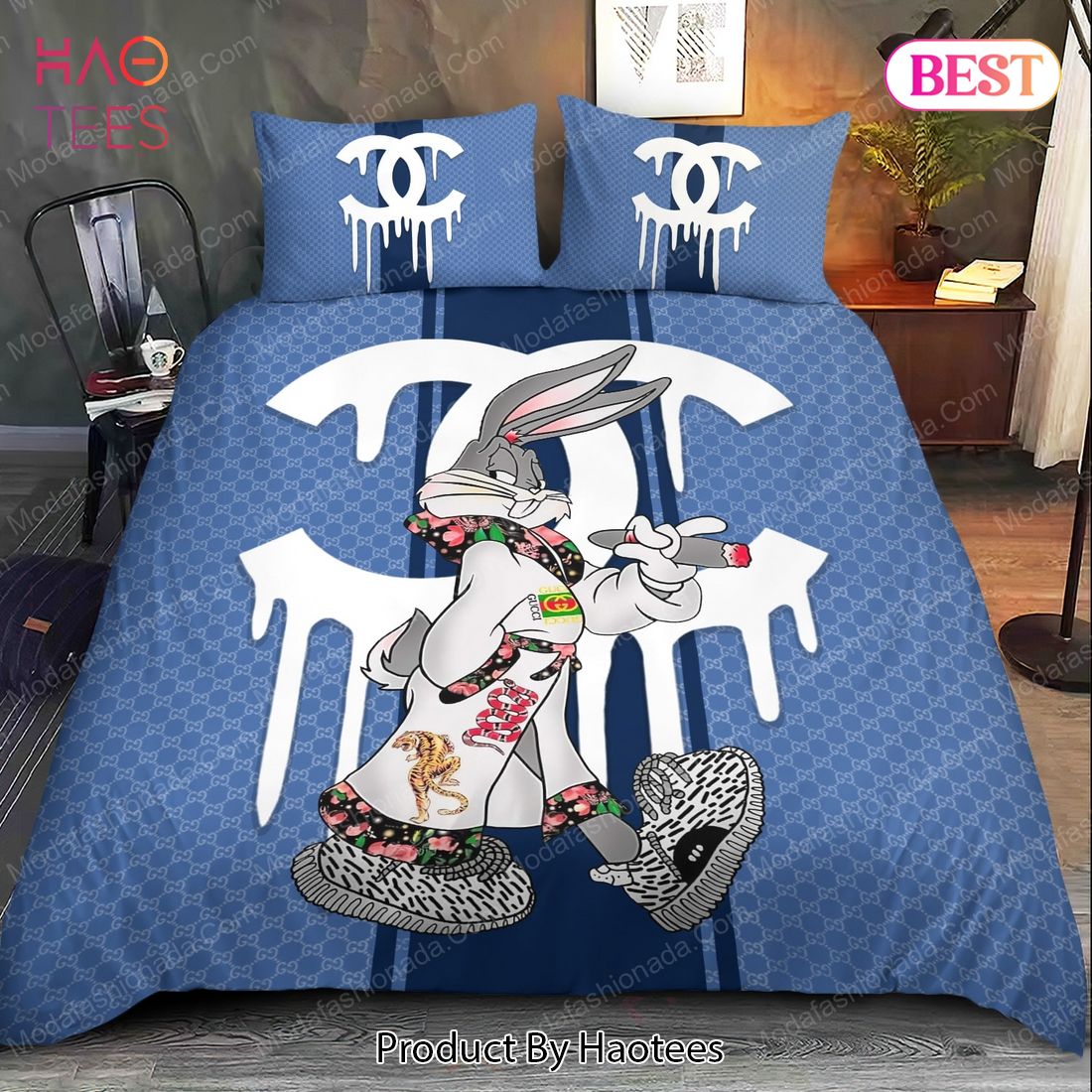 Buy Bugs Bunny Gucci Bedding Sets Bed Sets, Bedroom Sets, Comforter Sets, Duvet Cover, Bedspread Luxury Store