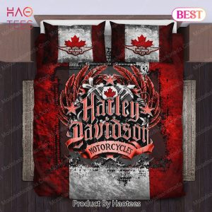 Buy Canadian Flag Harley Davidson Motorcycles Bedding Sets Bed Sets, Bedroom Sets, Comforter Sets, Duvet Cover, Bedspread