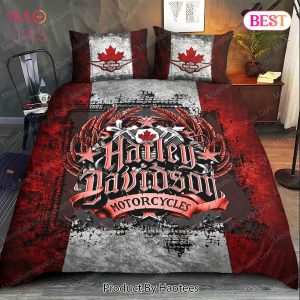 Buy Canadian Flag Harley Davidson Motorcycles Bedding Sets Bed Sets, Bedroom Sets, Comforter Sets, Duvet Cover, Bedspread