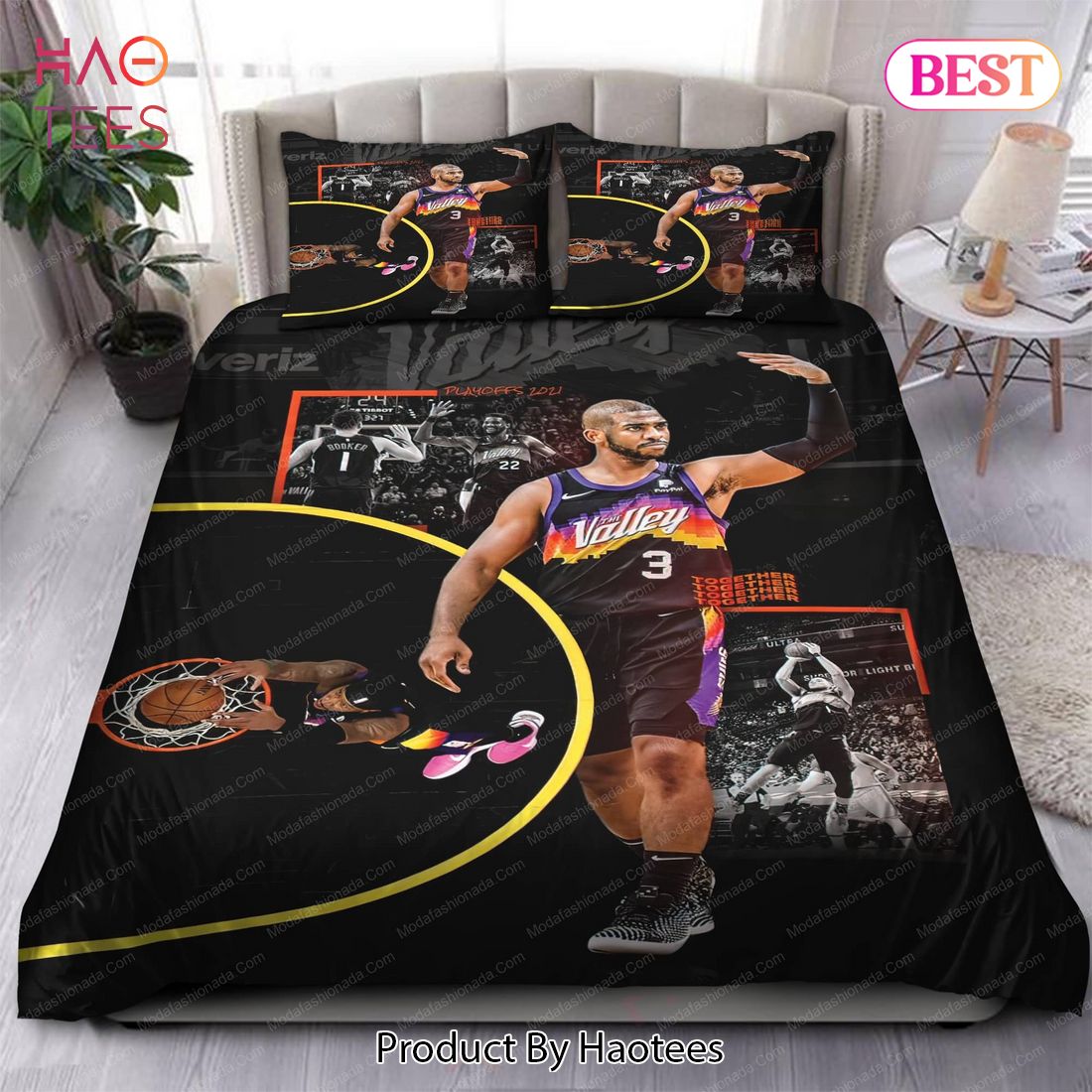 Buy Chris Paul Phoenix Suns NBA 78 Bedding Sets Bed Sets, Bedroom Sets, Comforter Sets, Duvet Cover, Bedspread