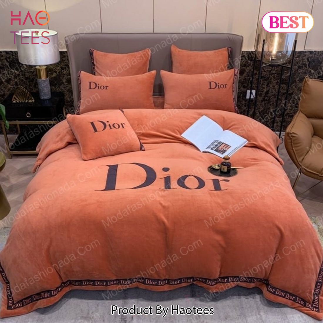 Buy Christian Dior Logo Brands 5 Bedding Set Bed Sets, Bedroom Sets, Comforter Sets, Duvet Cover, Bedspread