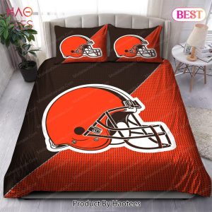 Cleveland Browns Hexagon Twin Comforter