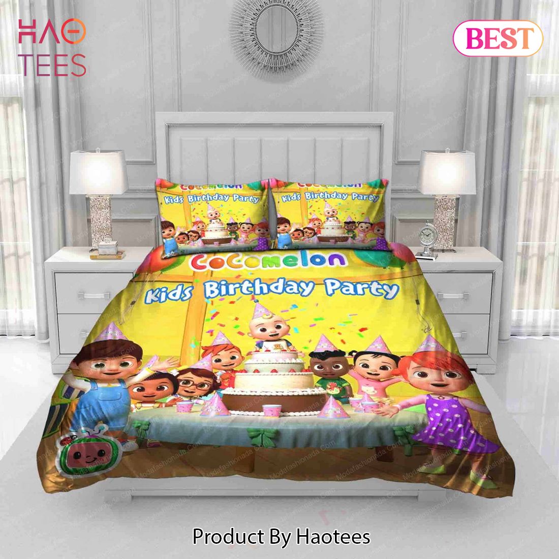 Buy Cocomelon Birthday Party Bedding Sets Bed Sets, Bedroom Sets ...