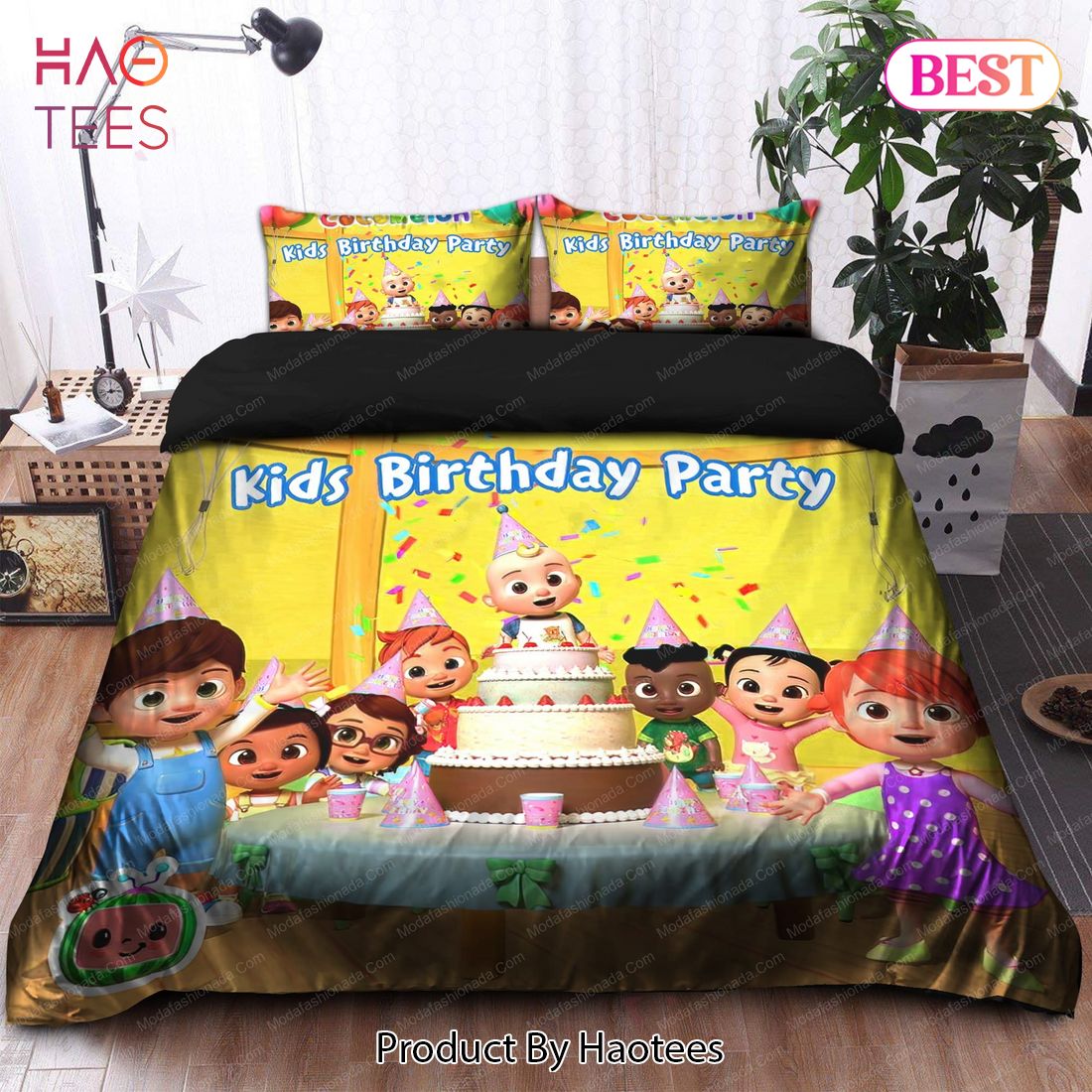 Buy Cocomelon Birthday Party Bedding Sets Bed Sets, Bedroom Sets ...