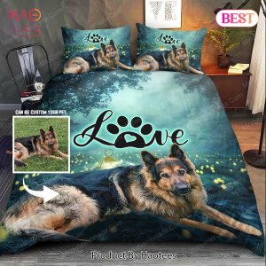 Buy Custom Photo Love Dog Bedding Sets Bed Sets, Bedroom Sets, Comforter Sets, Duvet Cover, Bedspread