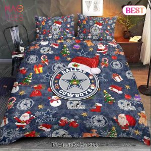 Buy Dallas Cowboys Pattern Logo Christmas Bedding Sets Bed Sets, Bedroom Sets, Comforter Sets, Duvet Cover, Bedspread